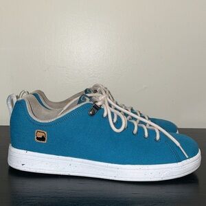 Saola Women Vegan Teal Blue Sneaker Size 10.  
Excellent condition